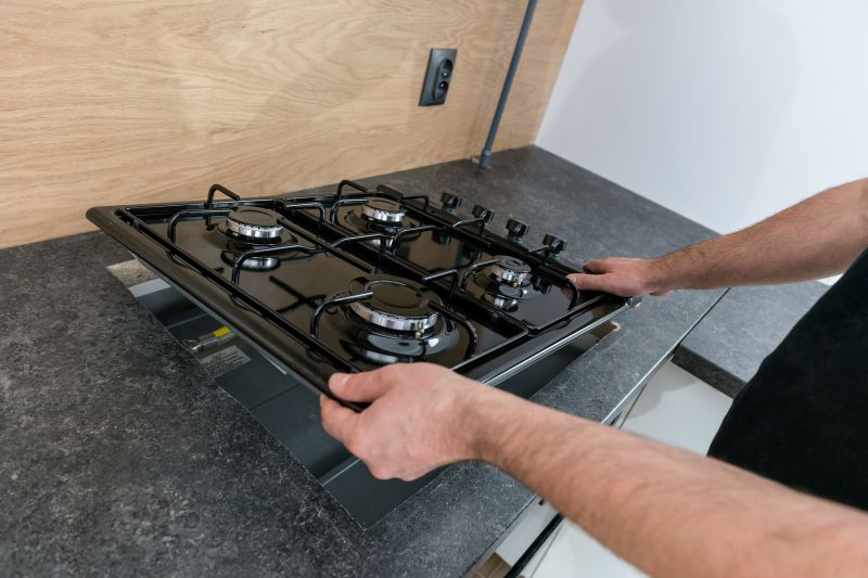 Sleek Cooktop Installation
